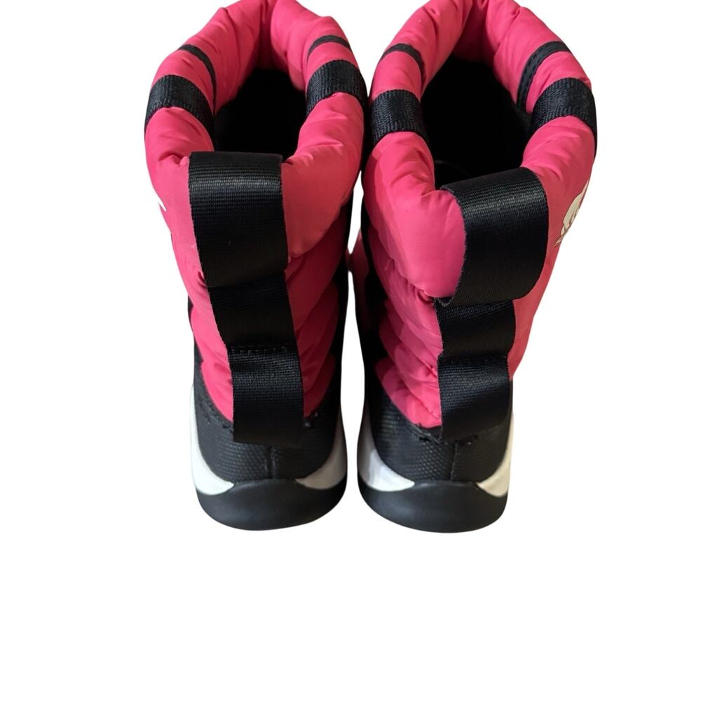 Sorel Youth Flurry Snow Boots Girls Size 3 Pink Black Waterproof Winter - Picture 4 of 7